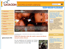 Tablet Screenshot of casacidn.org.ar